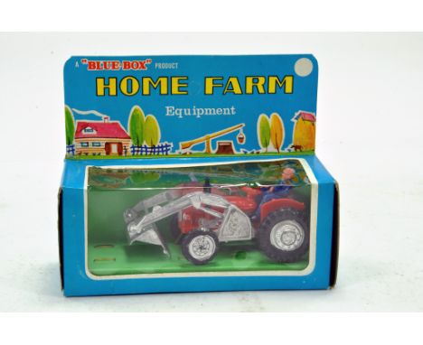 Blue Box Empire Made Corgi Copy of Fordson Tractor with Shovel. Excellent to Near Mint in Box.