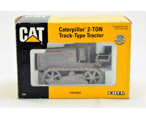 Ertl 1/16 CAT 2 Ton Track Type Tractor. Excellent to Near Mint in Box. 