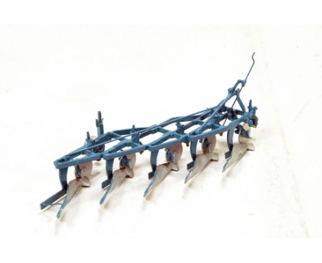 Scratch built 1/32 5 Furrow Plough. Delicate item is generally very good to excellent.