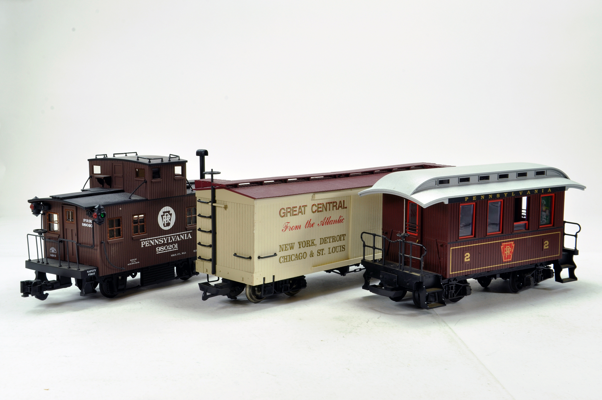 Bachmann G Scale Box Car 'Grand Central' plus LGB Lehman G Scale