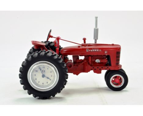 Danbury Mint 1/16 Farmall H Tractor comprising high detailed model with clock. Untested but generally excellent. 