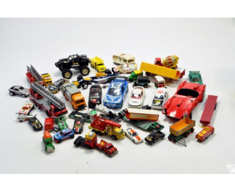Misc diecast group, various makers, scales etc, inc GAMA Fire Engine plus others. 