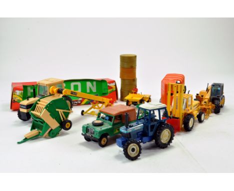 Britains 1/32 Farm Issues comprising older Tractor and Implement Issues. Generally F. 