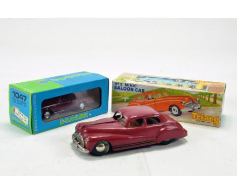 Triang Minic No. 2 Saloon Car, Some damage to car contained in excellent box plus Eligor Rolls Royce issue, excellent in Box.