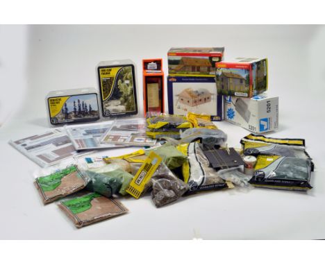 Impressive Model Railway Accessory, Scenery and Building Group comprising various boxed as new items from Hornby, Bachmann an