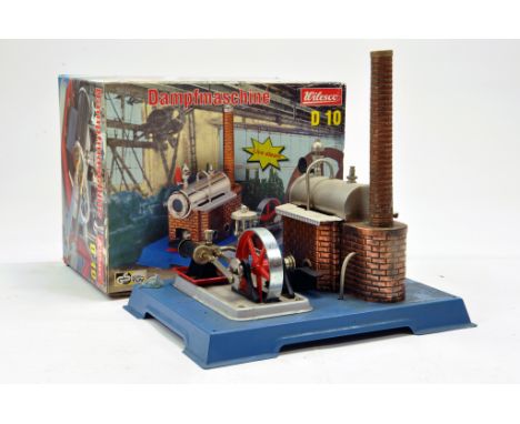 Wilesco D10 Steam Engine / Plant. Superb example, seldom fired with box. 