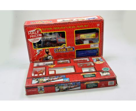 A G scale model railway set plus Christmas Novelty themed issue. Untested. 