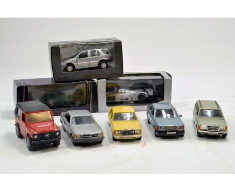 Misc diecast group comprising Mercedes issues from Conrad, Cursor, Eligor and others. Generally Excellent with some boxes. 