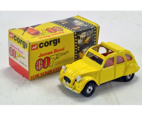 Corgi No. 51655 Citroen 2CV James Bond For Your Eyes Only issue. Complete example is Excellen to Near Mint in Very Good Box. 