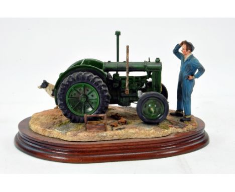 Border Fine Arts Presentation Piece 'Won't Start' comprising Fordson Standard Tractor. Superb piece. 