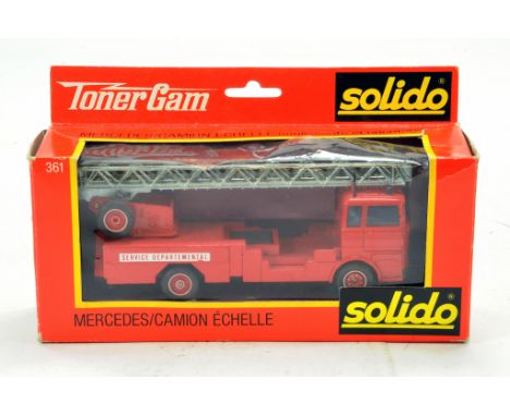 Solido 1/43 Diecast issue comprising No. 361 Mercedes Fire Engine. Excellent to Near Mint in Box.