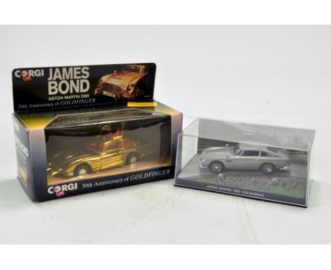 Corgi James Bond No. 96445 Aston Martin DB5 Goldfinger. Some light corrosion to gold finish plus Corgi Aston Martin James Bon