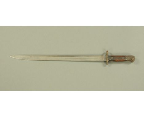 A 1907 Lee Enfield bayonet, the blade by Wilkinson.