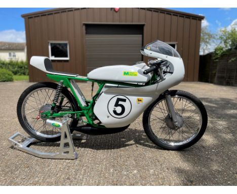 Well presented example of this rare little 80cc racer in good overall condition. Has been run recently but there is no paperw