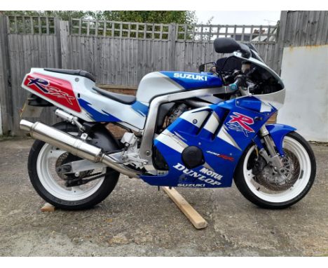 Suzuki's screaming lightweight pocket-rocket built for the Japanese market. The GSX-R 400 was a scaled down version of its le