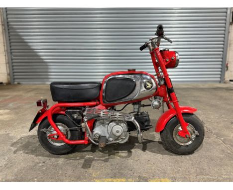 An original, first year of production, Honda CZ100 Monkey Bike in very good, mostly original, condition and in running order.