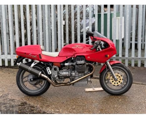 #23 of the 100 Daytona Racing 1000 bikes produced powered by a race-tuned 1,000cc 8-valve twin with Weber Marelli ignition. U