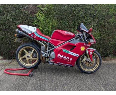 Very well presented Italian modern classic, finished in period correct World Superbike Championship livery, featuring Ohlins 