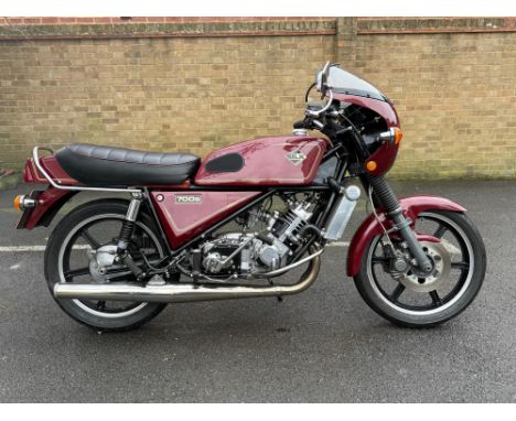 One of just 138, this rare machine used a Spondon-designed frame and a Scott Flying Squirrel-derived 660cc twin two-stroke en