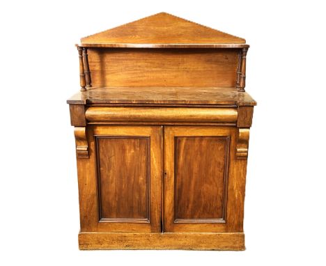 A Victorian mahogany chiffonier, 130 x 94 x 42 cm.  The Alastair & Sheila Brooks Collection: of Oaklands (& past owners of Ed