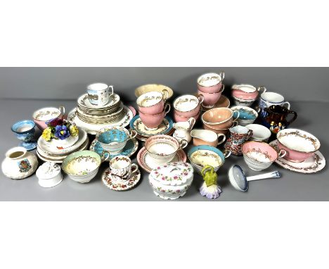 A quantity of tea ware and decorative china, to include; Aynsley, Susie Cooper, (A Lot).  The Alastair & Sheila Brooks Collec