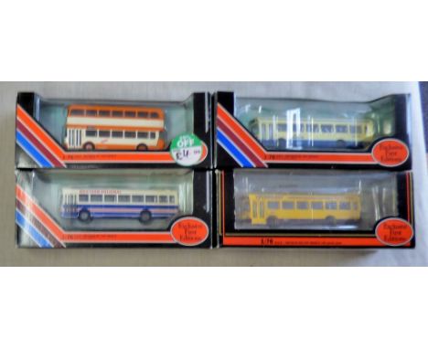 Gilgow(4) Die cast Buses scale 1-76,Leyland National Blue Bus 17401-Bristol rell Western National 25206-Alexander Fleetline S