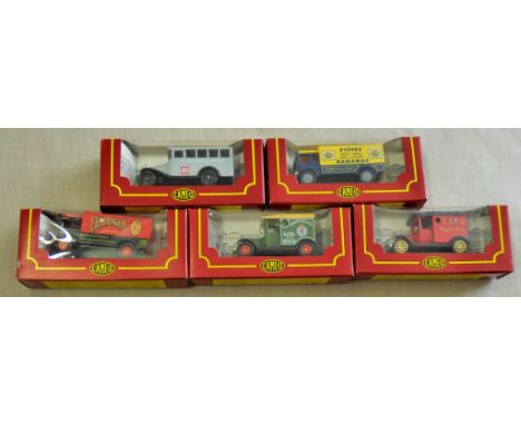 Corgi(5)-Cameo-Joseph Lucas Ltd-Charrington of London-British European Airways-Royal Mail-Fyffes Bananas-in original boxes ex