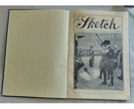 The Sketch-Hard back book 1900's, in very good condition, full illustrated