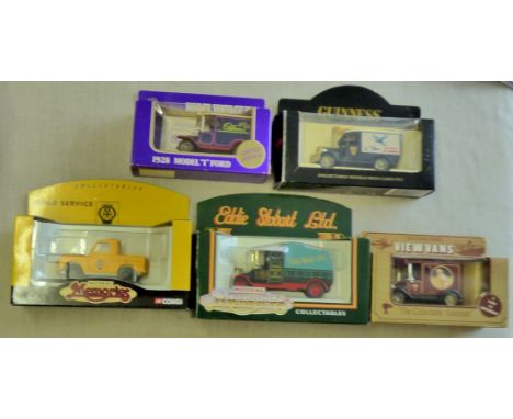 Corgi(5) memories-AA Patrol Service-Guinness-My Goodness Van-Eddie Stobart 'Eddie Stobart Ltd' Van-Cadbury Model Van 1928-Vie