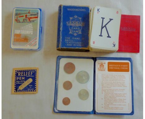 Various pack of playing cards early 1900's in good condition