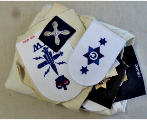 British Royal Navy Tally patches and service patches (30) including a Naval Shirt. A good collection of 1960's onwards Naval 