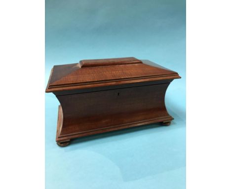 Mahogany tea caddy