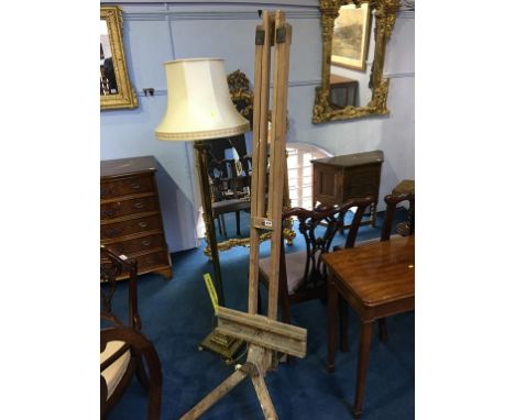 An artists easel