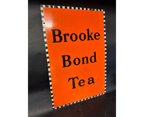 A Brooke Bond Tea enamel advertising sign, 20 x 30". 