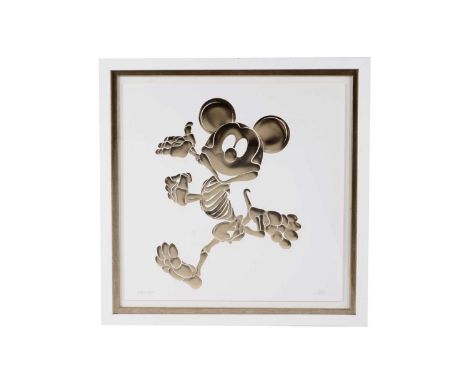 Alessandro Paglia(Contemporary)"Gold Rush",signed,limited edition print,51 x 51cms, in frame.
