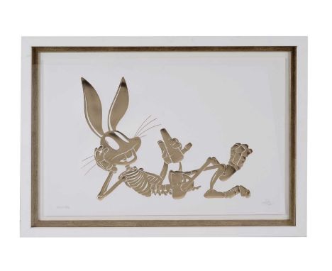 Alessandro Paglia(Contemporary)"Gold Karat",signed,limited edition print,61 x 40.5cms, in frame.