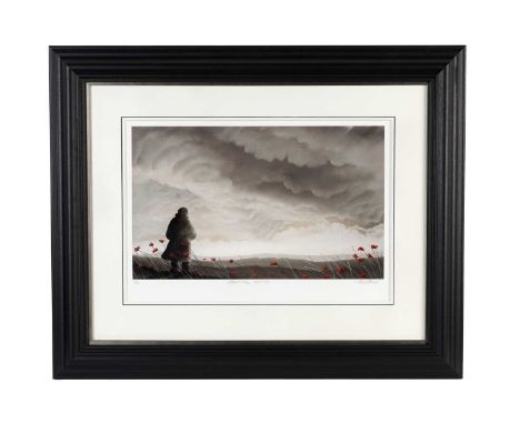 After Mackenzie Thorpe(b.1956)"After the Storm",signed and titled,limited edition giclee print, 120/125,75 x 70cms, in frame.