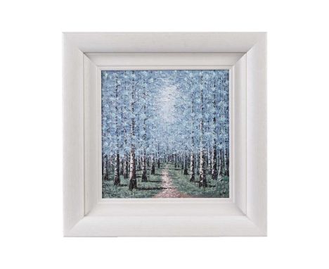 Inam(Contemporary)"Into the Forest",signed,limited edition print,40.5 x 40.5cms, in frame.