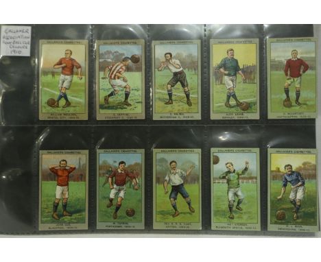 Gallaher Association Football Club colours cigarette cards, full set of 100. P&amp;P Group 1 (£14+VAT for the first lot and £