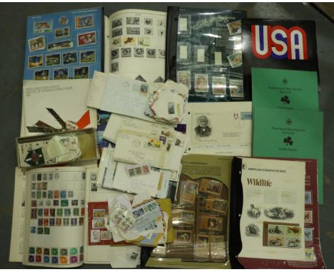 Mixed stamps and albums including American and a small quantity of cigarette cards. P&amp;P Group 3 (£25+VAT for the first lo