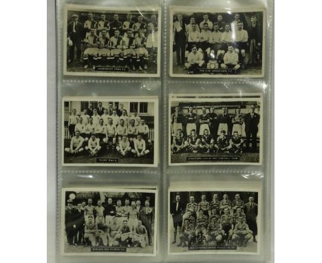 Sets of Ardath Midlands football teams E photocards and Southern football teams F postcards (110). P&amp;P Group 2 (£18+VAT f