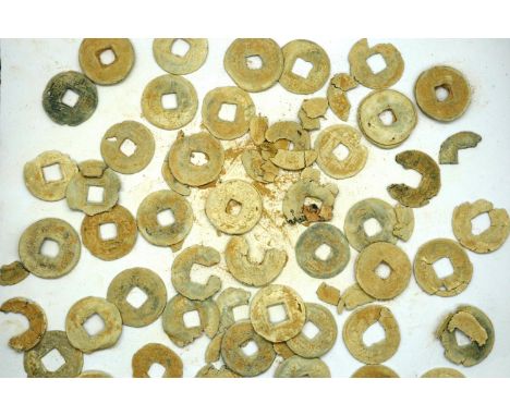 Han Dynasty cash coins. P&amp;P Group 0 (£5+VAT for the first lot and £1+VAT for subsequent lots) 