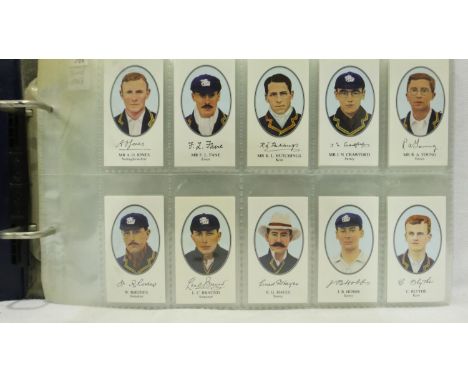 Reproduction Taddy and other cricketing cigarette cards, approximately 250. P&amp;P Group 2 (£18+VAT for the first lot and £3