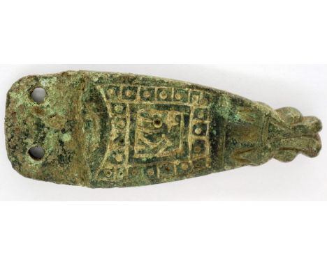 Intricate Medieval strap end, elite class. P&amp;P Group 0 (£5+VAT for the first lot and £1+VAT for subsequent lots) 