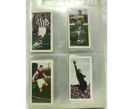 Mixed football cards to include Chix 1950s and 60s, approximately 400 cards. P&amp;P Group 1 (£14+VAT for the first lot and £