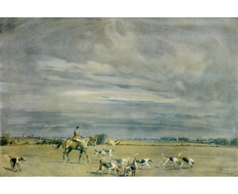 AFTER LIONEL EDWARDS 'The Essex 1928'.  Colour print, published by Eyre and Spottiswoode.  Signed in pencil on the mount and 