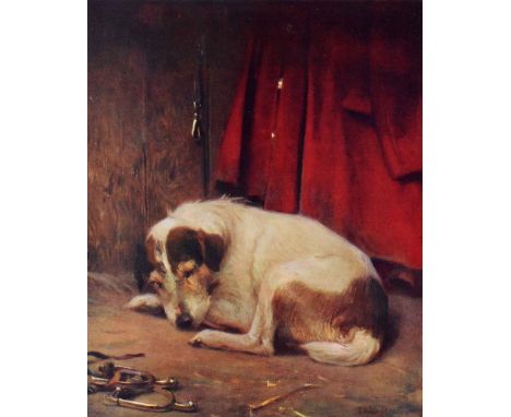 'THE TATLER'  November 23, 1934, 'The end of a Perfect Day' by Fred Hall, colour print, 29 x 22cm