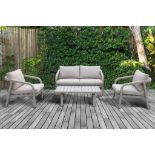 BORDEAUX COFFEE LOUNGE SET LUXURY ALUMINIUM GARDEN FURNITURE RRP £1918