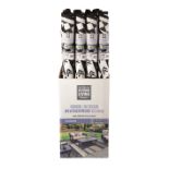 16 PCS BRAND NEW SUMMER INDOOR/OUTDOOR RUGS - 1.2M BLACK AND WHITE ECLIPSE ECO PREMIUM RUG