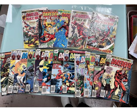 Marvel Comics 1970's Daredevil 151-161 featuring issue 158 first Frank Miller Art, Daredevil and The Black Widow 95, 97, 100,